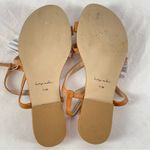 Bettye Muller ‎ Strappy Toe Tassel Sandal in Brown White Size 7.5 Photo 4
