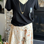 Bohemian embroidered tie dyed wrap mini shirt Yellow Size undefined Photo 0