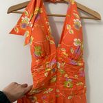 Anthropologie Citrus Floral Italian Midi Dress Photo 1