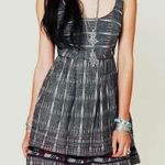 Free People New Romantics • Grey Ikat Weathervane Mini Dress Photo 11