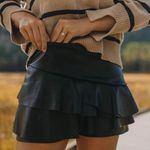 Vestique  Leather Skort Photo 0