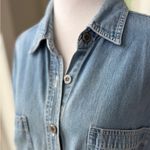 Vintage Partners Light Blue 100% Cotton Denim Jean Shirt Size Large Photo 1