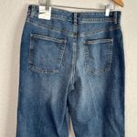 Talbots NEW High Waist Straight Ankle Jeans Size 10 Raw Hem Photo 6