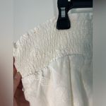 Hinge Needlepoint Embroidery Cotton Lined Ruched Stretch Waist MiniSkirt Size 1 Photo 9