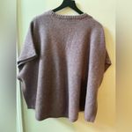 Loft sleeveless poncho style sweater, lavender, size medium/large Photo 1
