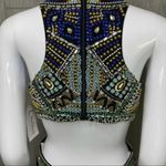 Nwt envious couture beaded rhinestone dress / gown prom formal sleeveless dress Size 6 Photo 5
