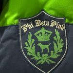Victoria's Secret New Vtg  PINK Puffer Vest Navy Green Crest Unicorn Graphic‎ M/L Photo 4