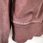 Lululemon  Scuba Pullover Hoodie Sweatshirt Athletic Terry Washed Quicksand Red 8 Photo 2