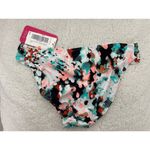 Hula Honey  Women's Bikini Bottom colorful side ruched Size Small Photo 1