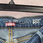 Levi's Denizen Curvy Skinny Straight Stretch Blue Denim Jeans 18M Photo 6