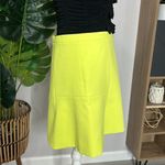 J.Crew • neon a line mini skirt size 8 Photo 3