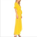 Privacy Please NWT  Chiffon Asymmetric Maci Dress in Yellow Size Small‎ Photo 1
