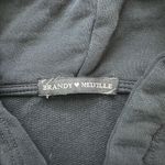 Brandy Melville Navy USA Cropped Hoodie Photo 3