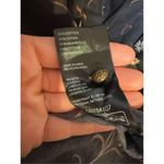 Anthropologie Tiered Babydoll Blouse Black Floral Sz XS Photo 12