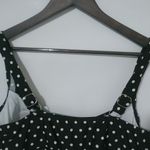 Beach Belle 22W Black White Dot Tankini Swim Top Plus Photo 5