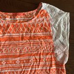 prAna  lightweight tank top sz M crochet sleeves Photo 2