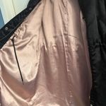 Gap  Women's Black Long Quilted Bomber Jacket sz Medium Photo 7