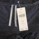 Anthropologie By  NWT Black Deep V-Neck Lace Bodysuit‎ Size 1X Boho, Indie Photo 1