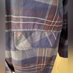 Newport News  vintage navy/purple plaid women’s blazer with pockets. Size M. Photo 4