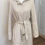Eddie Bauer Trench Style Coat 100% Nylon Size Medium Photo 0