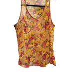 Route 66 🤯4/$15 Floral Tank Top Sheer Sleeveless Casual Summer Top Size S Photo 2