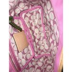 Coach Vintage  6268 Reversable Mini Hamptons Tote Bag Light Pink Daisy‎ Y2K P Photo 5