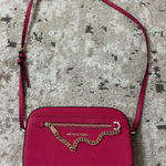 Michael Kors  Jet Set Large Saffiano Leather Crossbody Bag in Electric Pink Photo 0