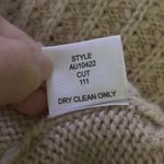 Brochu Walker Size M Longline Hooded Cardigan Sweater Toggle Alpaca Wool Beige Photo 5