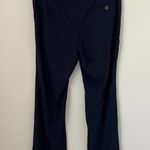 Gunex Women's Flare Leg Navy Blue Trousers Dress Pants Made in Italy Size 10 US Photo 1
