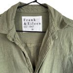 Frank & Eileen Northern Ireland Jumpstuit Italian Sage Linen Medium Green Photo 4