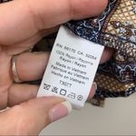 Anthropologie 11-1 Tylho Aubina Navy Floral Blouse Photo 4