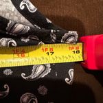 Shosho  NWT SUMMER SKATER DRESS Black & White Paisley Design Cut Out Back SZ XL Photo 7