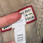 Old Navy Vintage 2000 Overalls corduroy khaki beige long adjustable y2k utility Photo 2