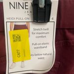 Nine West New Heidi Pull On Twill Pants Jean Size 4 NWT Photo 2