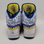 Baby Phat  Y2K Women's Cat High Top Leather Sneakers Size 8 White Blue Yellow Photo 9