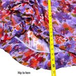 J.Crew NEW  Purple Pink Floral Ruffle Hi Low Midi Skirt Sheer Coastal Garden 18 Photo 10