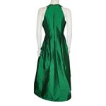 Eliza J  Petite Bow-Trim Halter Ball Gown Emerald Women’s Sz 8P NWT Photo 5