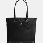 Coach  black nylon & leather tote  Photo 0