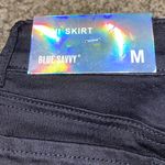 Blue Savvy ♻️NWT- Black distressed denim mini skirt Photo 3