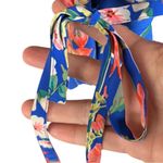 Yumi Kim Like New Anthropologie  Lexey Silk Wrap Dress Blue Floral Size Medium Photo 5