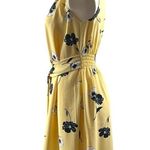 Ann Taylor Sunny Poppy Tie Waist Flare Dress Photo 13