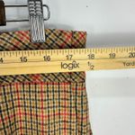 Architect Pencil Skirt L Plaid Check Vtg 90s Academia Preppy Cottagecore Retro Brown Size L Photo 3
