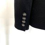Lauren Ralph Lauren Ponte Knit Blazer Black Dark Romantic Preppy Soft Size 8 Photo 5