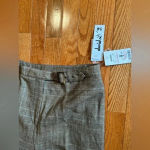 David N Taupe women's Linen pleated front Dress Capri Pants 14‎ brown vintages Tan Photo 2