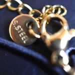 Stauer Oceanus Amphitrite Seashell Gold Finish 16" Yellow Gold Chain Necklace Photo 3