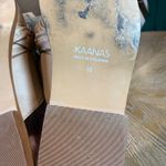 Kaanas  Poltava Square Toe Mules Clogs‎ Braided Nude Tan Size 10 Photo 9