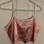 Zaful Pink Silk Top Photo 0