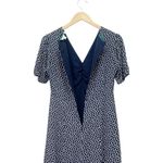 Boden Navy White Polka Dot Ruched V Photo 5