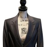 Anne Klein Ann Klein Suit Jacket Blazer Charcoal Gray Size 14 Sheen NWT Executive Office Photo 1
