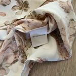 Rose + Olive Women’s Pink and Green Floral Blouse Sz L Photo 5